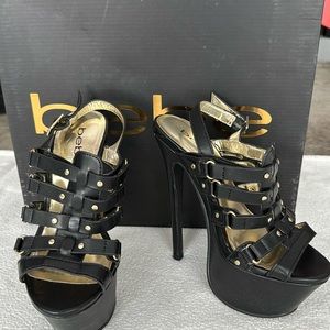 Bebe Black high heels